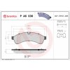 Sada brzdových platničiek kotúčovej brzdy BREMBO PRIME LINE P A6 030