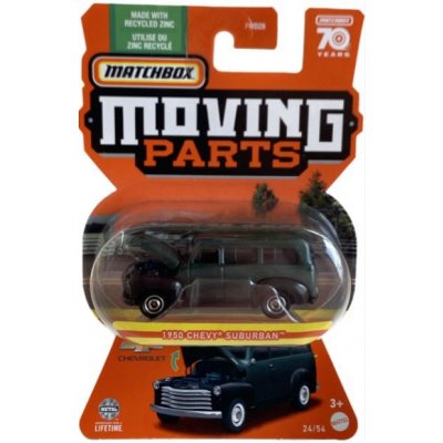 Matchbox Moving Parts 1950 Chevy Suburban tmavý