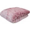 DomTextilu deka v ružovej farbe 160x210