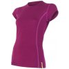 Tričko krátke dámske SENSOR MERINO ACTIVE lilla S
