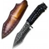Damaškový lovecký nôž HARAHU SH-26640 - Čierna HR26640
