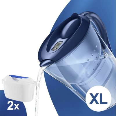 Brita Marella XL modrá + 2 ks Filter Logic za Maxtra