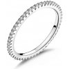 For Silver Jemný prsteň so zirkónmi Simple - Striebro 925 Velikost prstenu: 57mm