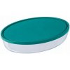 PYREX Misa / pekáč oválny s plastovým vekom, 35x24x6cm, 3,1L, sklo číre PYREX