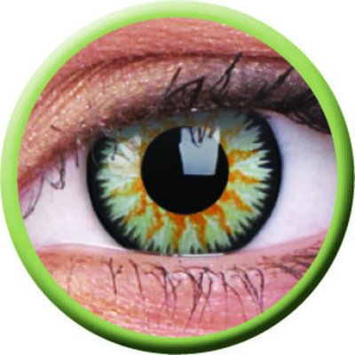 Farebné šošovky maxvue vision ColourVue Glamour - Green (2 šošovky trojmesačné) - dioptrické Dioptrie -4,75, Zakrivenie 8.6