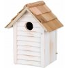 Trixie Búdka hniezdo 18 x 24 x 15 cm / ø 3 cm drevené biele