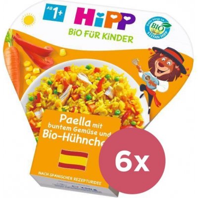 HiPP BIO Paella so zeleninou a kuracím mäsom od ukončeného 6x 250 g
