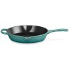 Le Creuset - hlboká panvica na vyprážanie, servírovanie okrúhla 26 cm Blue Riviera