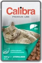 Calibra Cat Premium Sterilised Liver 5 x 100 g