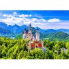 Enjoy - Puzzle Zámok Neuschwanstein v lete, Nemecko - 1000 dielov