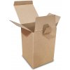 Kartónové krabice Fefco 0215 100x100x153mm 3VVL hnedá