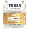 Teslá GOLD+ alkalická ceruzková batéria AA (LR06) 4 ks / blister (1099137206)