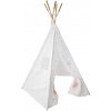 Atmosphera for Kids Detský stan teepee so zlatými hviezdami