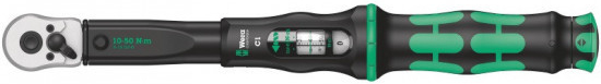 WERA Click-Torque C1 Ohybový momentový kľúč 10-50 Nm