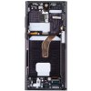 LCD displej + Dotyk + Predný kryt Samsung S908B Galaxy S22 Ultra Phantom Black (Service Pack)