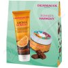 Dermacol Aroma Moment Belgian Chocolate krémový sprchový gél 250 ml + Dermacol Aroma Moment Belgian Chocolate telový peeling 200 g kozmetická sada