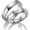 Snubní prsteny ze stříbra SI-09
