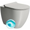 GSI PURA WC misa stojaca, Swirlflush, 36x55cm, spodný/zadný odpad, cenere dual-mat 889017
