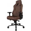 AROZZI herní židle VERNAZZA Supersoft Fabric Brown/ hnědá