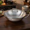 ZWILLING Plus Wok Steel 32 cm - panvica / wok oceľový s pokrievkou