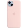 APPLE iPhone 14+ Silicone Case with MS - Chalk Pink PR1-MPT73ZM/A