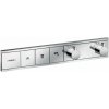 Hansgrohe RainSelect vaňová/sprchová batéria podomietková s termostatom chrómová 15381000