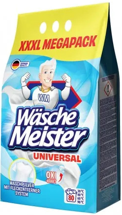 Wäsche Meister Prášok Na Pranie Univerzál 6 kg 80 PD