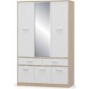 VerDesign, OLINO šatníková skriňa 6D2S LTD