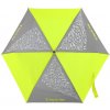Step by Step 124890 Detský skladací dáždnik s reflexnými obrázkami, Neon Yellow