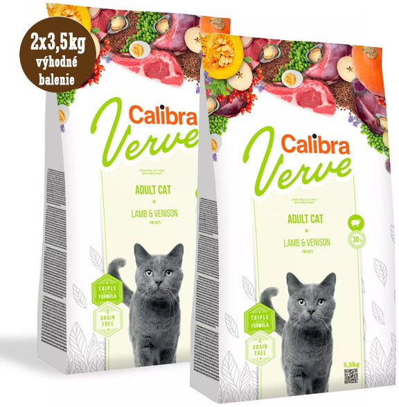 Calibra Cat Verve GF Adult Lamb&Venison 8 2 x 3,5 kg