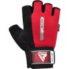 RDX W1H Gym Workout Rukavice RED - XL
