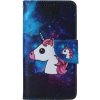 Puzdro TopQ iPhone 13 flipové Space Unicorn 66356