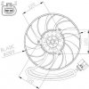 Ventilátor chladenia motora NRF 12V, 220W 47946 EAN: 8718042333162