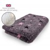 DRYBED Premium Vet Bed Hviezdna noc ružový 150 x 100 cm