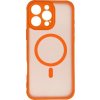 FULL MATTE MAG COVER case compatible with MagSafe for IPHONE 16 Pro Max hermes orange