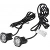 2x PROFI výstražné LED svetlo vonkajšie modré, 12-24V, ECE R65