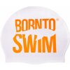 Plavecká čiapka BornToSwim Classic Silicone Bielo/oranžová + výmena a vrátenie do 30 dní s poštovným zadarmo