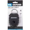 Oxford RETRACTABLE COMBINATION LOCK 0 75 m hr. 2 4 mm čierny