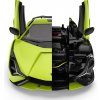 RASTAR Konštrukčné autíčko RC Auto Lamborghini Sian Building Kit na diaľkové ovládanie zelené 1:18