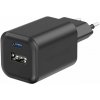 Swissten síťový adaptér gan 1x usb-c 45w pd + 1x usb-a 18w qc černý 22071310