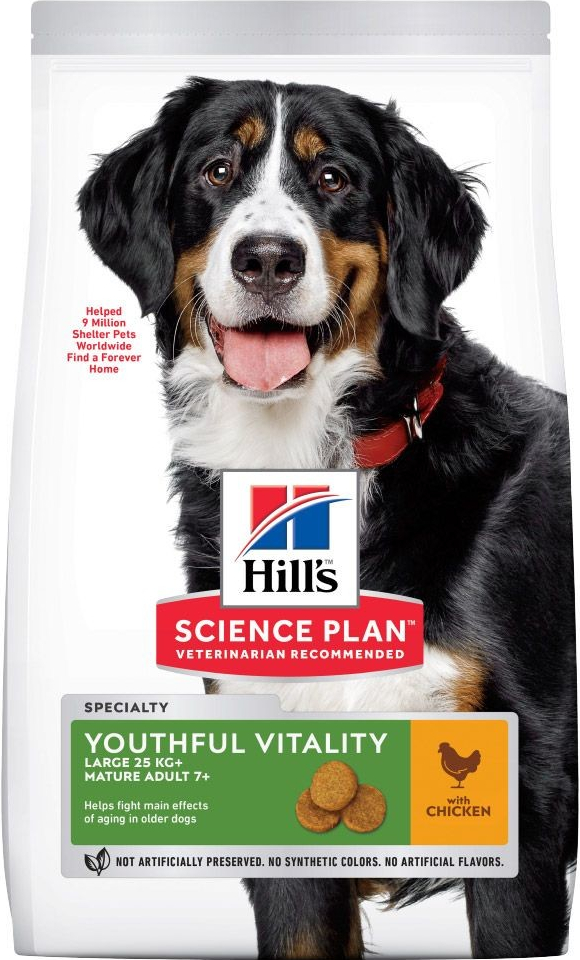 Hill’s Science Plan Mature Adult Senior Vitality 6+ Large Chicken 14 kg