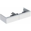 Geberit iCon skrinka 118.4x47.6x24.7 cm závesná kúpeľňová skrinka pod umývadlo biela 502.314.01.3