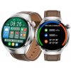 Smartband, inteligentné hodinky, športové hodinky INDYGO WATCH 4 PRO PULZOMETER PÁNSKY NA BEHANIE hnedý