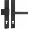 TI - SALVO 3199/SQUARE 2275 - SHU madlo/madlo pevné PZ 72 mm Čierna matná
