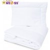 Perinka a vankúš do postieľky 135x100 + 40x60 Baby Nellys - biele, 135x100