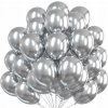 Balón latexový chróm strieborný 30 cm