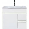 Luna 60 spodný kúpeľňový nábytok s umývadlom biely