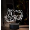 Beling 3D lampa, Parný rušeň 213.9, 16 farebná SXQ37