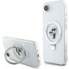Karl Lagerfeld Ringstand Karl and Choupette MagSafe kryt pre iPhone 16e, biely 57983124509