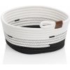 Kela Košík Hedda 25 cm zmes bavlna/polyester bielo-čierna KL-24457
